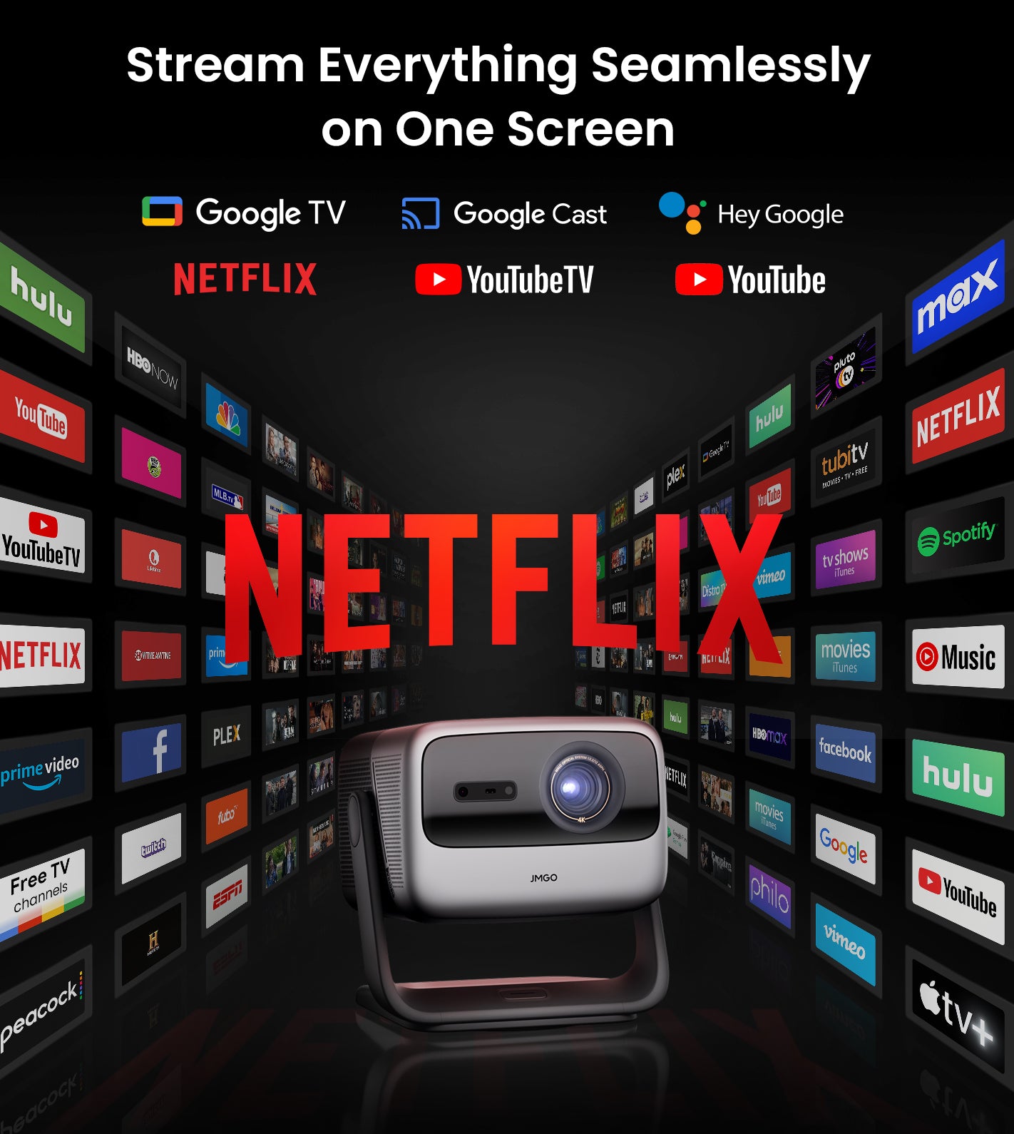 JmGo N1s Ultimate Netflix HDR bản quyền