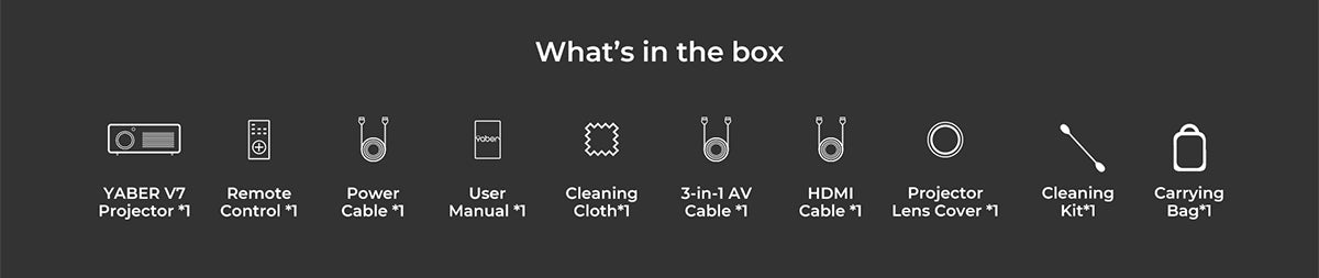 Yaber V7 Pro Full Box